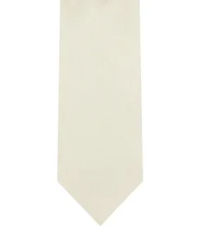 Tie & Pocket Square - Ivory