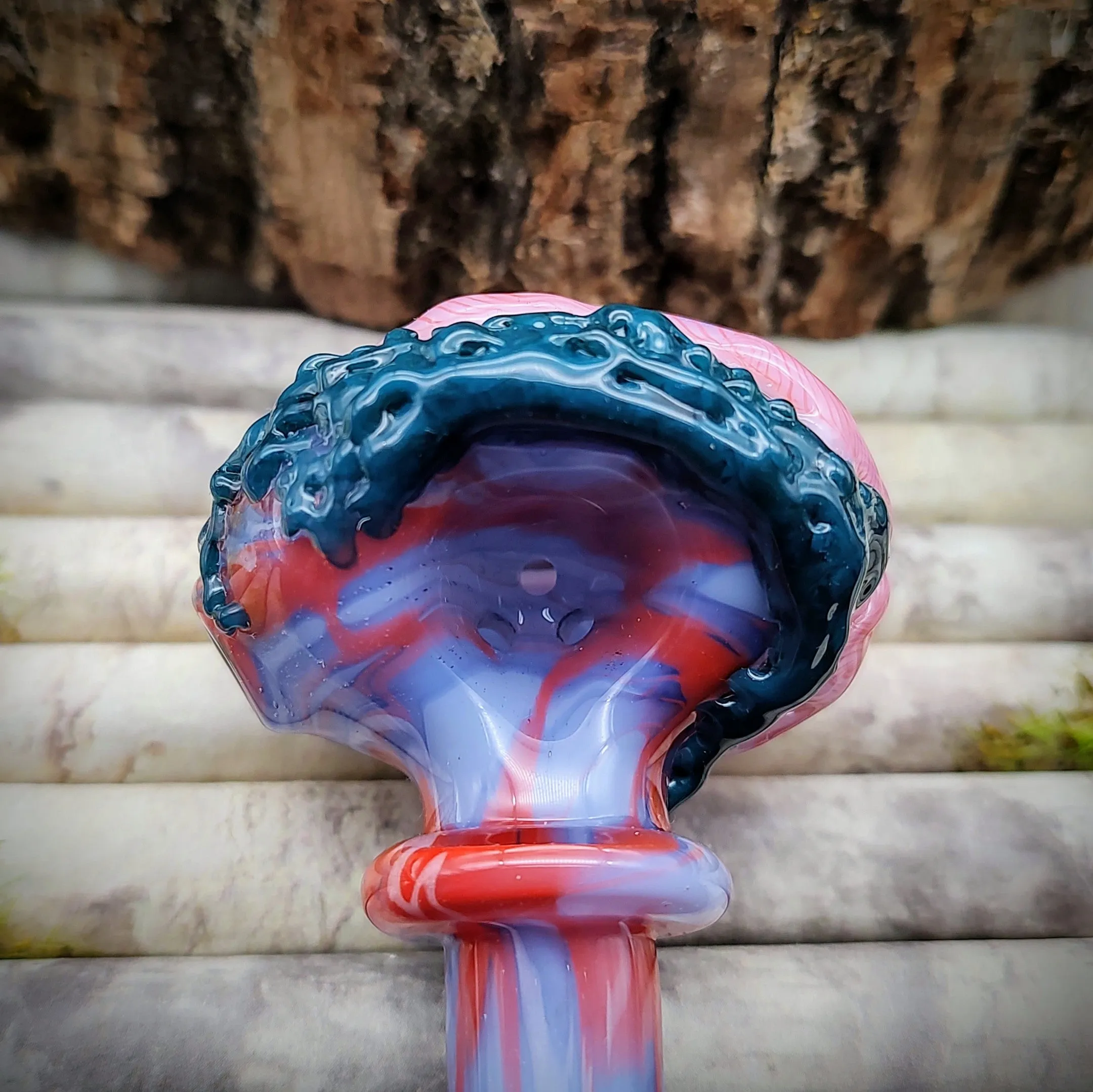 Tree Marbled Hand Pipe (Ready to Ship)