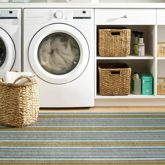 Treehouse Stripe Machine Washable Rug