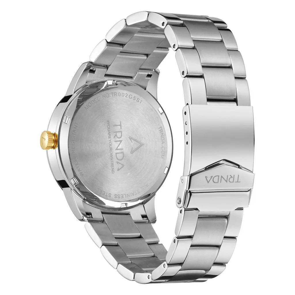 Trnda Stainless Steel Men's Watch TR002G5S1-B8S