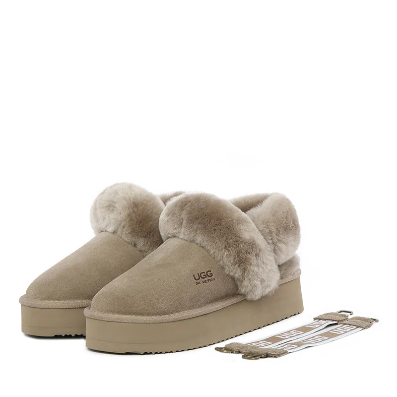 UGG Fluffy Rem-Strap Scuff