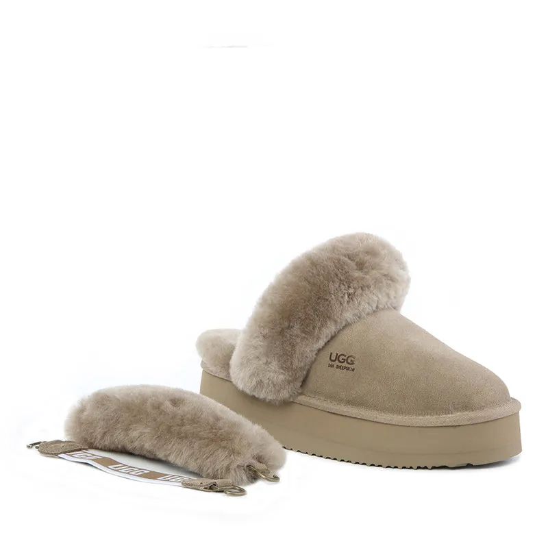 UGG Fluffy Rem-Strap Scuff