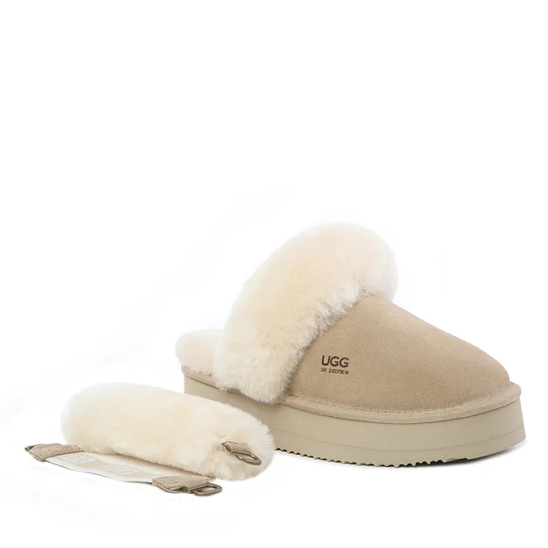 UGG Fluffy Rem-Strap Scuff