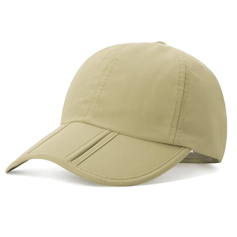 Unisex Quick-drying Baseball Cap Sunshade Casual Outdoors Foldable Cap