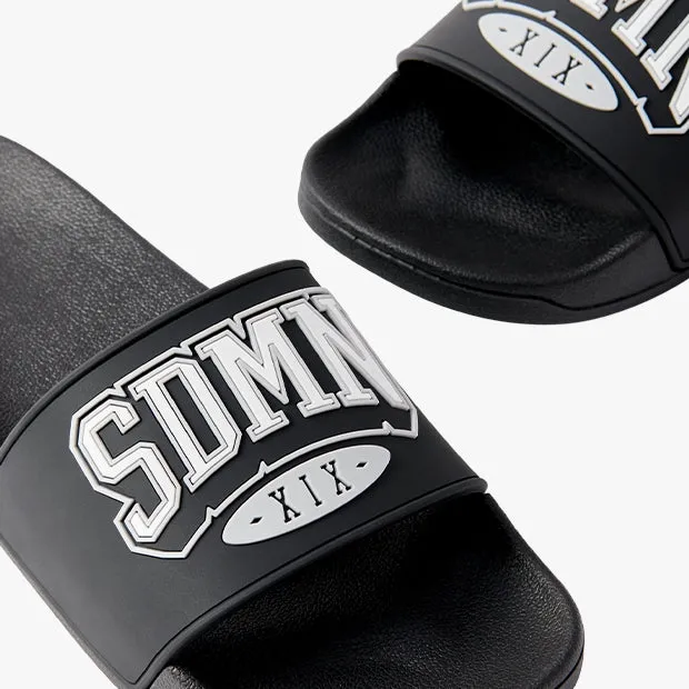 Varsity Sliders [Black]