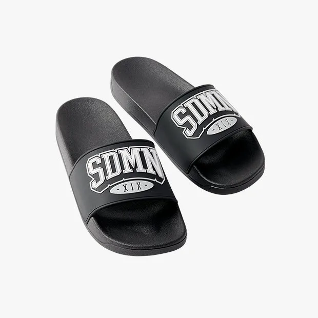 Varsity Sliders [Black]