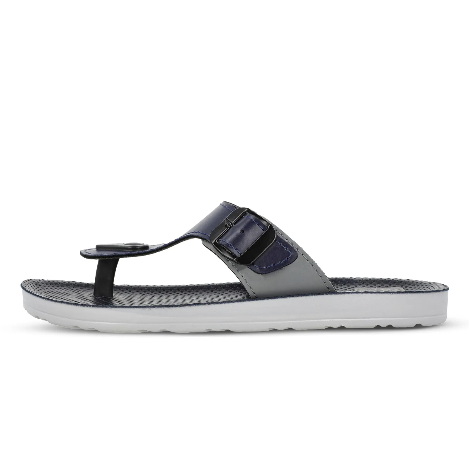 Walkaroo Men Solid Thong Sandals  - 13123 Blue Grey