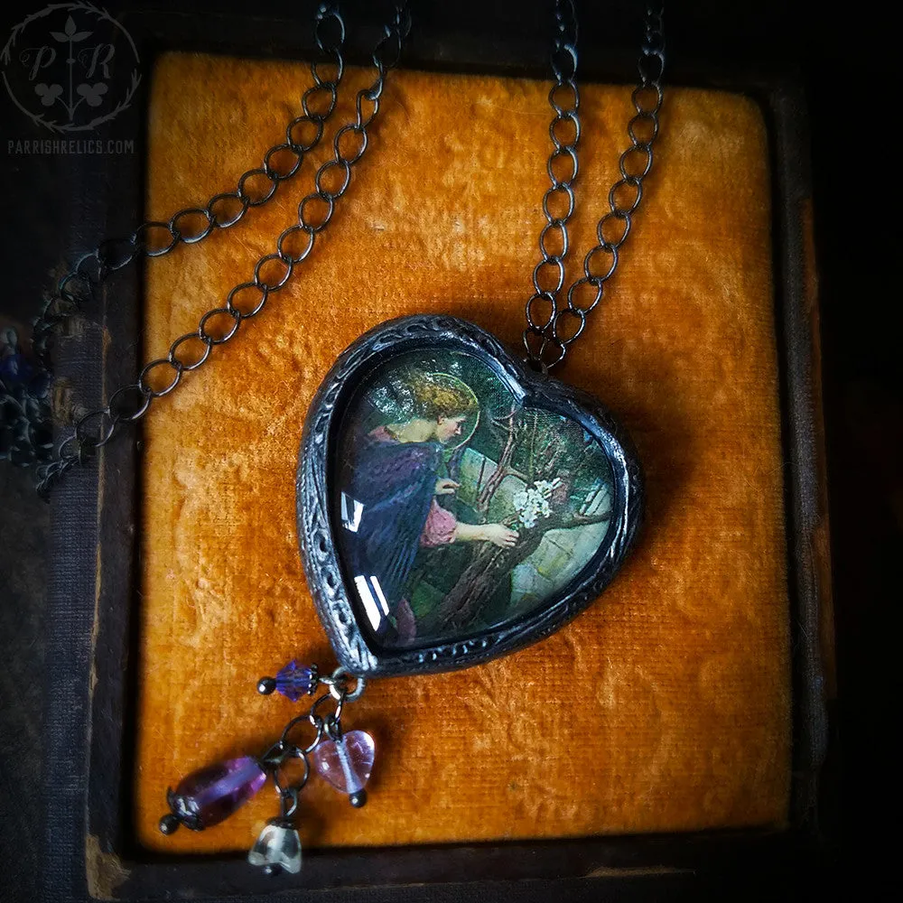 Waterhouse Angel Heart Pictorial Shrine Amulet