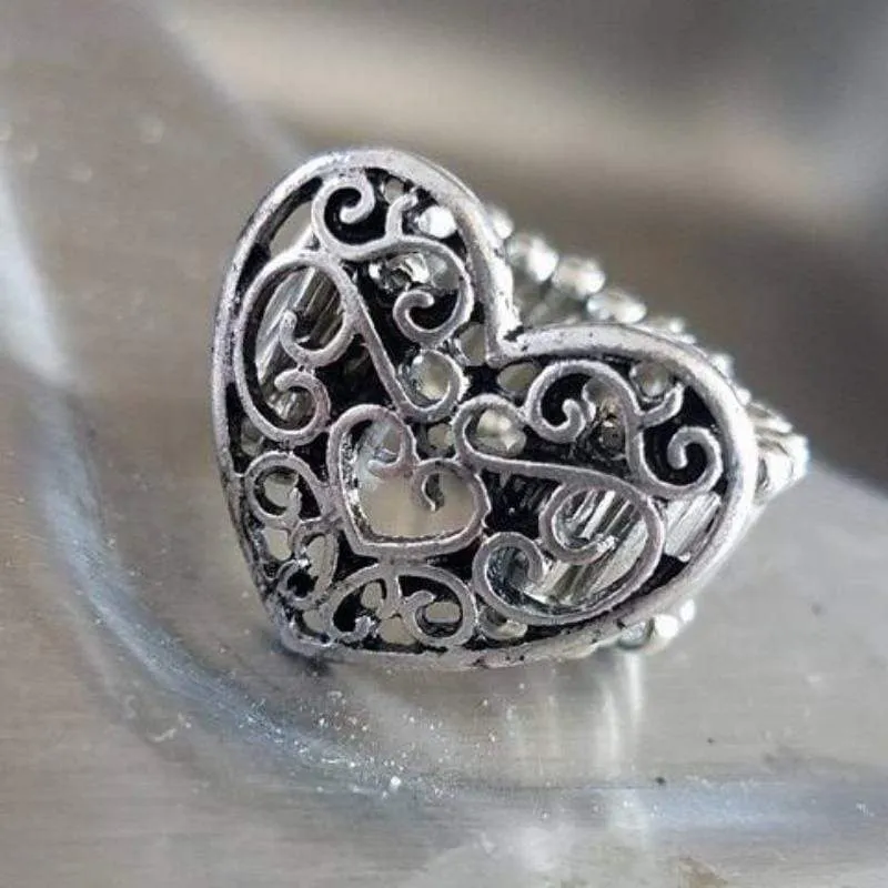 What a Heart Silver Ring