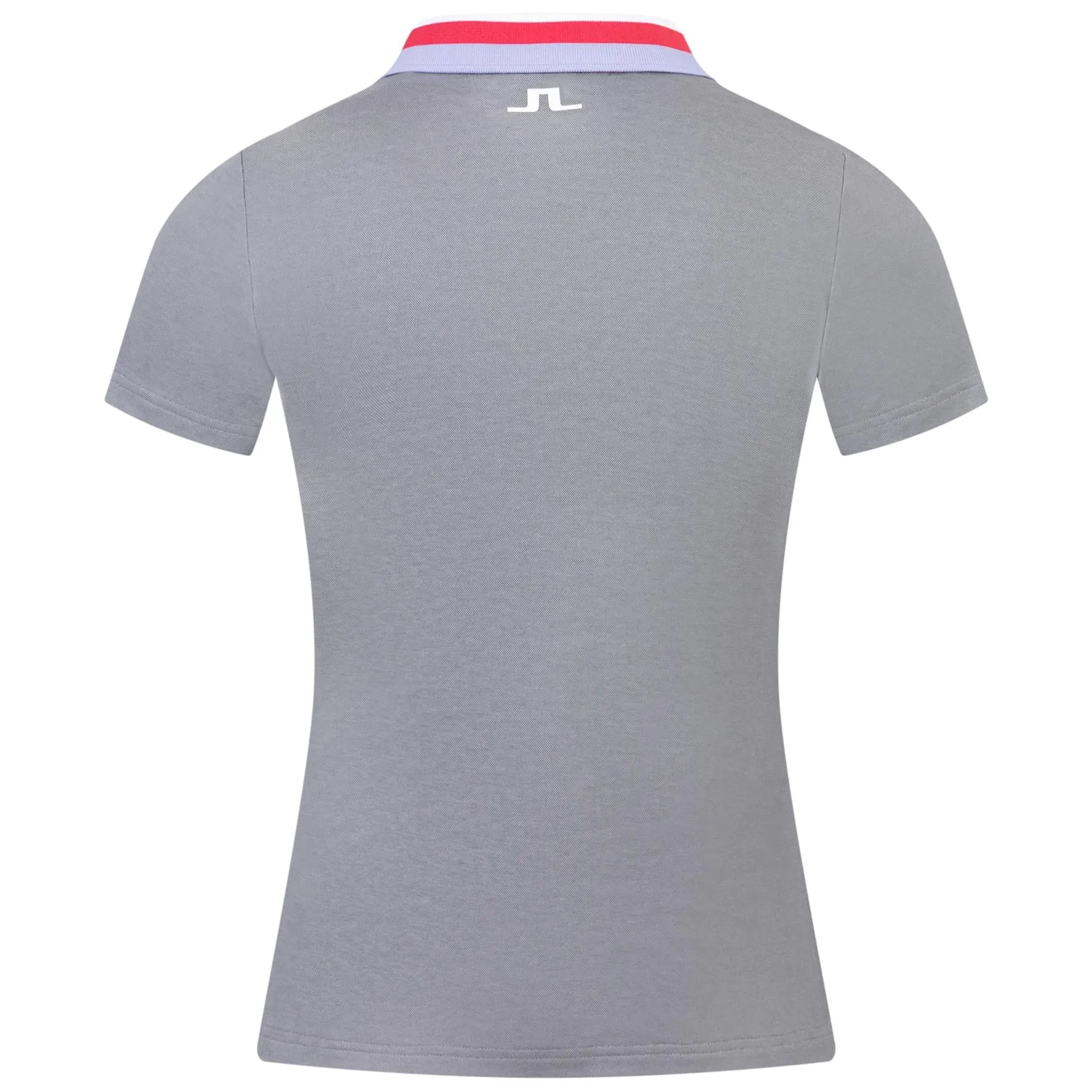 Womens Ivy Polo Salt And Pepper Grey Melange - AW23