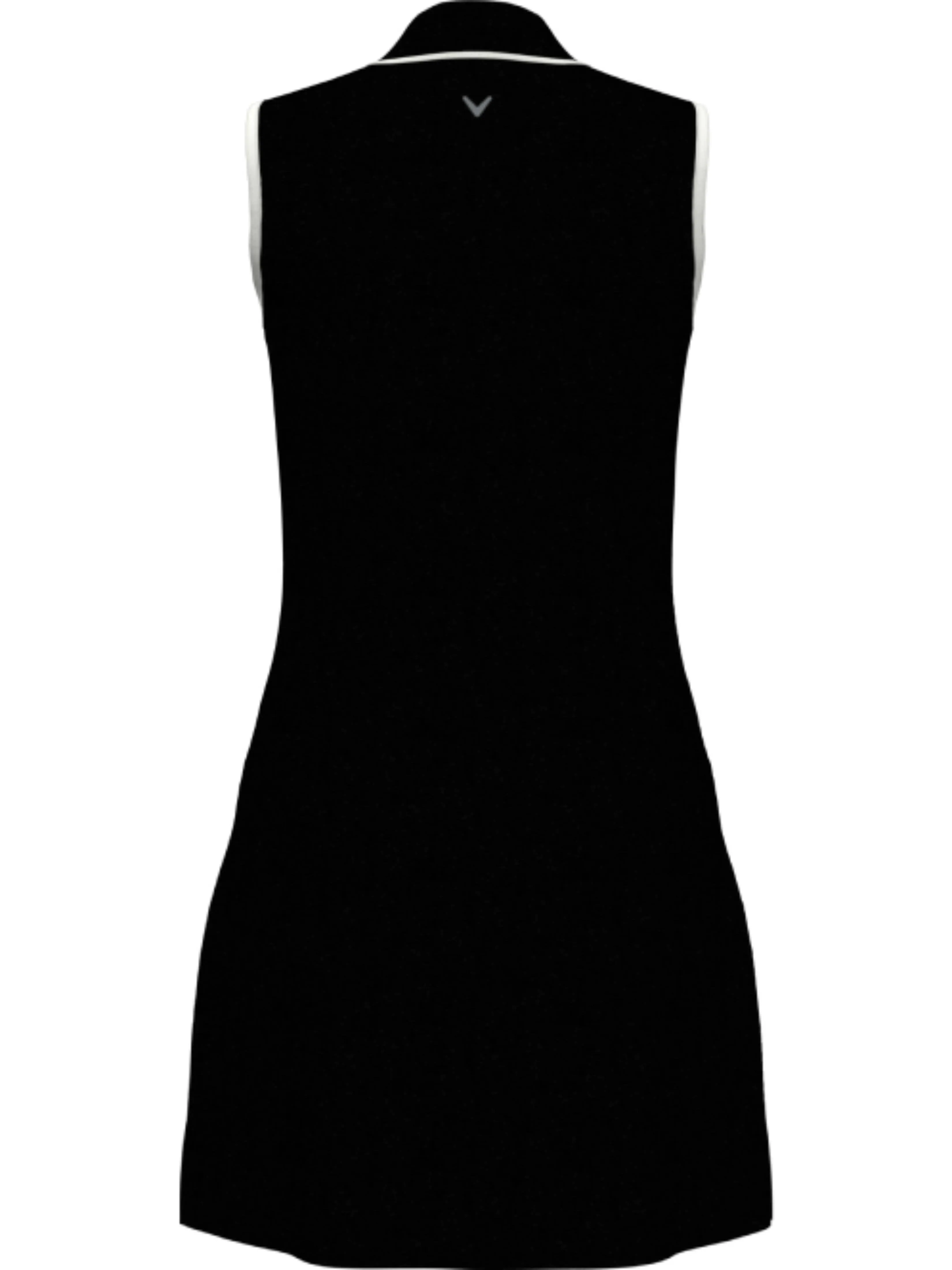 Womens Solid Golf Dress with Snap Placket