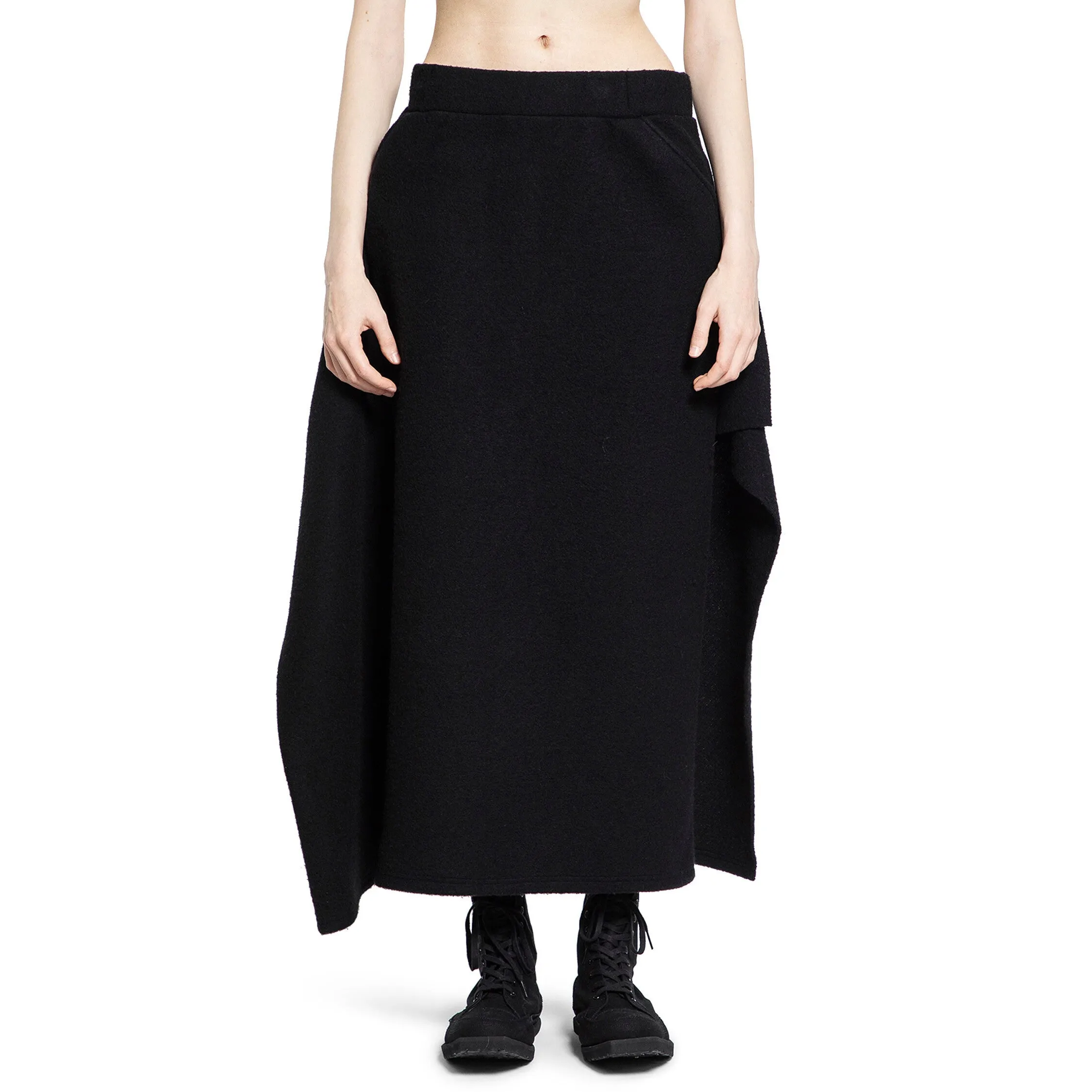 YOHJI YAMAMOTO WOMAN BLACK SKIRTS