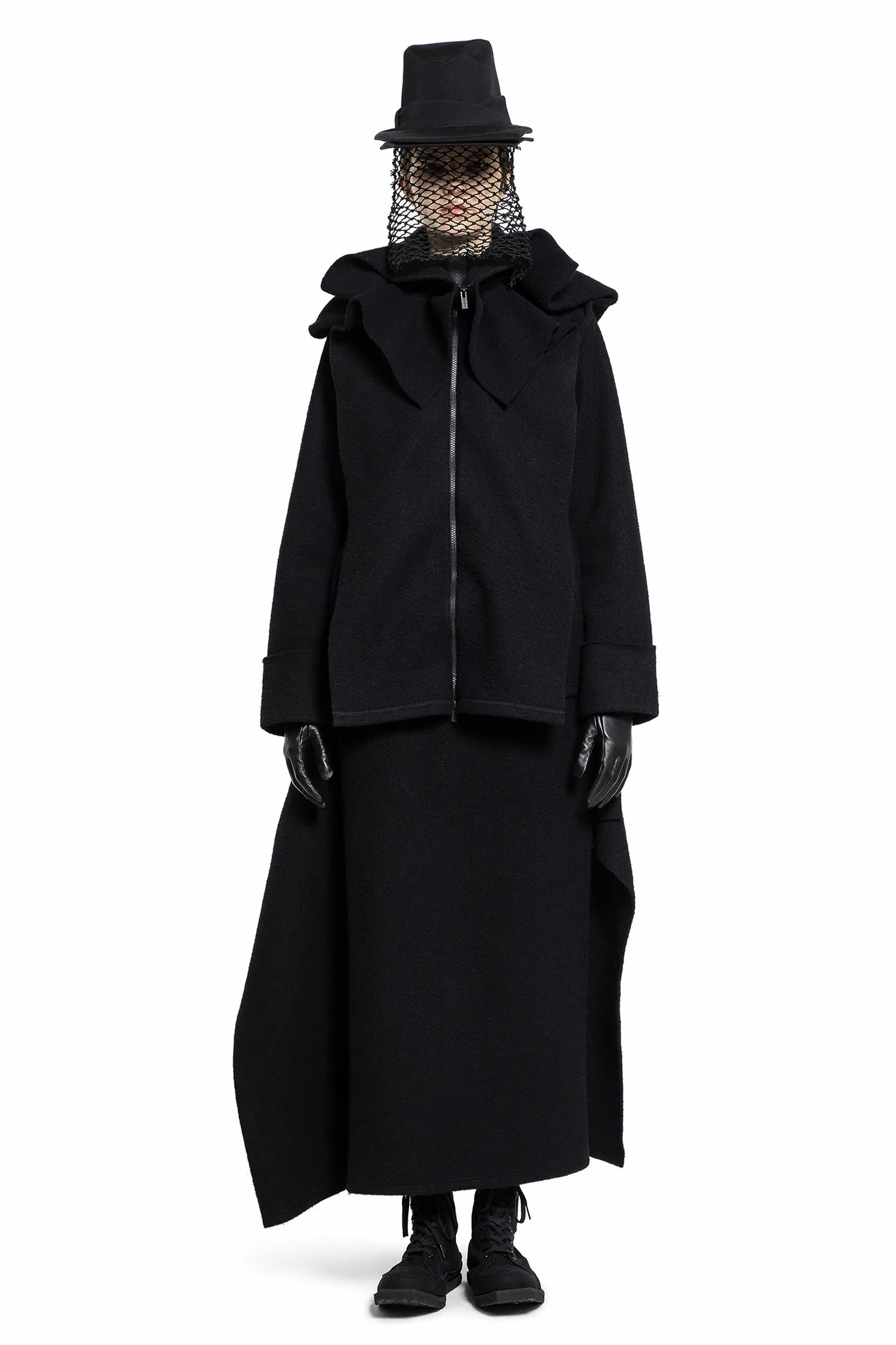 YOHJI YAMAMOTO WOMAN BLACK SKIRTS