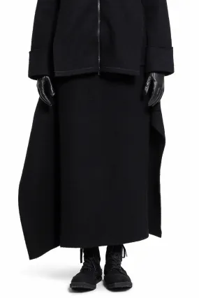 YOHJI YAMAMOTO WOMAN BLACK SKIRTS